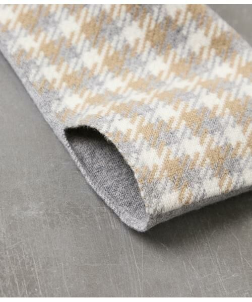 NEWYORKER / ニューヨーカー マフラー・ショール・スヌード・ストール | NUANCES COLOR MEASURE CHECK ミニマフラー | 詳細3