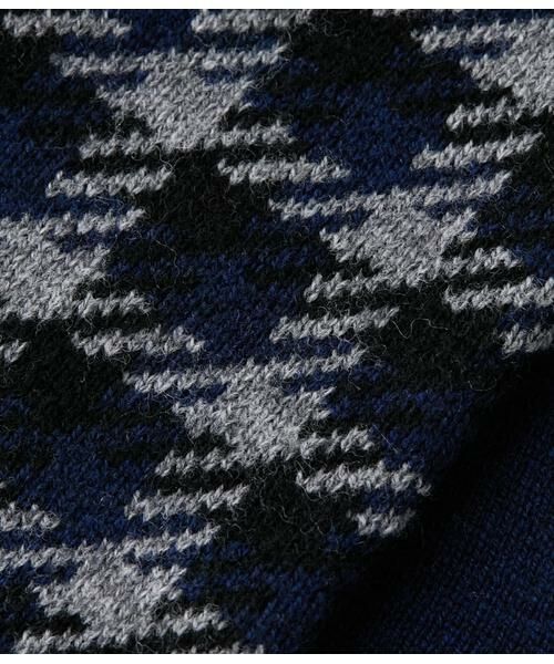 NEWYORKER / ニューヨーカー マフラー・ショール・スヌード・ストール | NUANCES COLOR MEASURE CHECK ミニマフラー | 詳細8