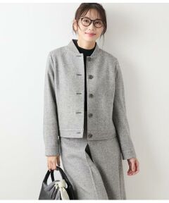 NEWYORKER / ニューヨーカー テーラードジャケット | ブロークンヘリンボーンツィード ブルゾン