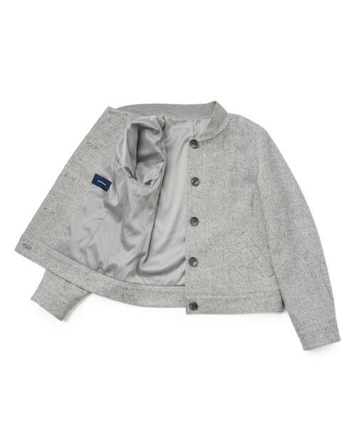 NEWYORKER / ニューヨーカー テーラードジャケット | ブロークンヘリンボーンツィード ブルゾン | 詳細6