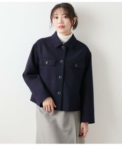 NEWYORKER / ニューヨーカー その他アウター | NEWYORKER MELTON ステンカラーショートジャケット