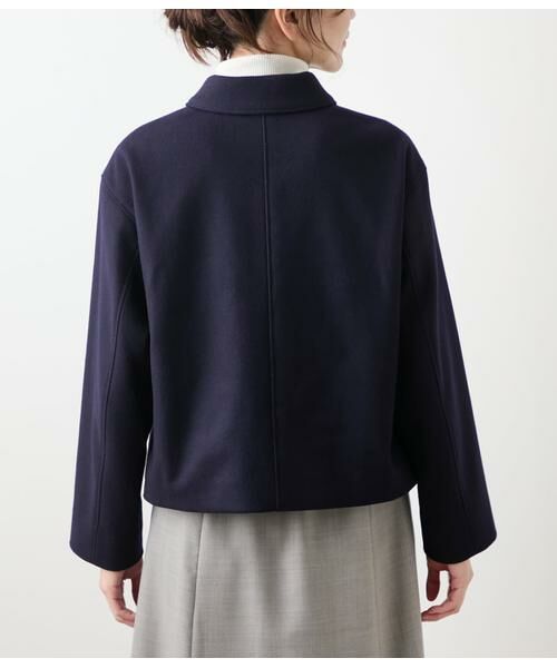 NEWYORKER / ニューヨーカー その他アウター | NEWYORKER MELTON ステンカラーショートジャケット | 詳細2