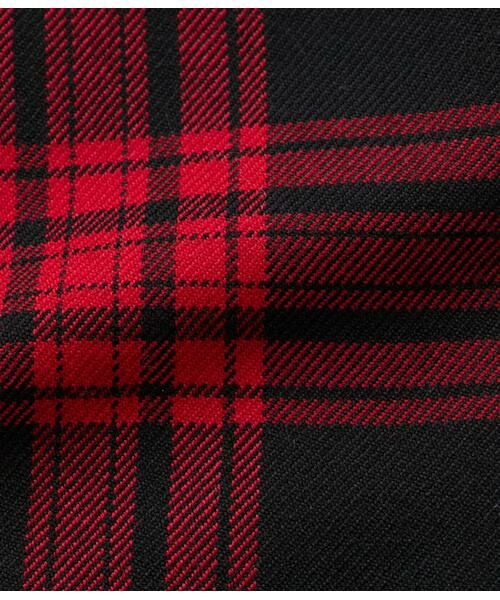 NEWYORKER / ニューヨーカー ミニ・ひざ丈スカート | ウールタータン アシメキルトスカート | 詳細14