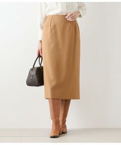 NEWYORKER / ニューヨーカー ロング・マキシ丈スカート | ウールブレンドダブルクロス ロングタイトスカート