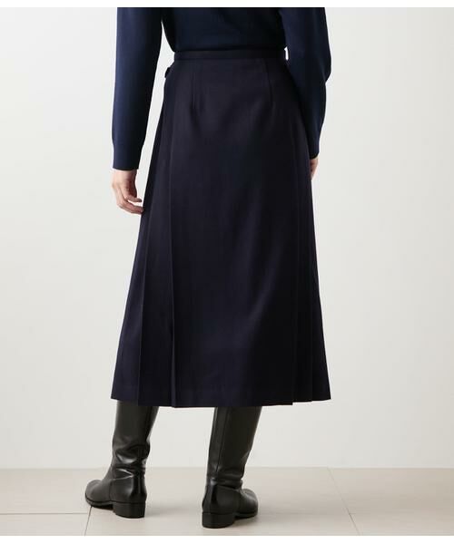 NEWYORKER / ニューヨーカー ミニ・ひざ丈スカート | NEWYORKER MELTON キルトスカート | 詳細2