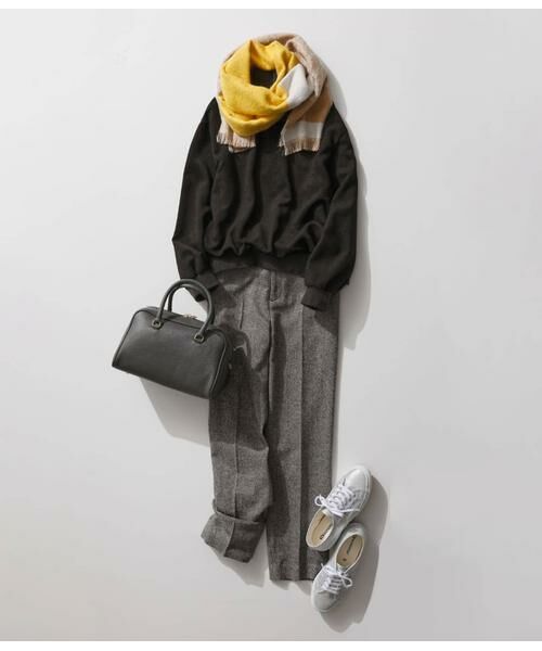 NEWYORKER / ニューヨーカー チノ・ワークパンツ | ブロークンヘリンボーンツィード テーパードパンツ | 詳細12