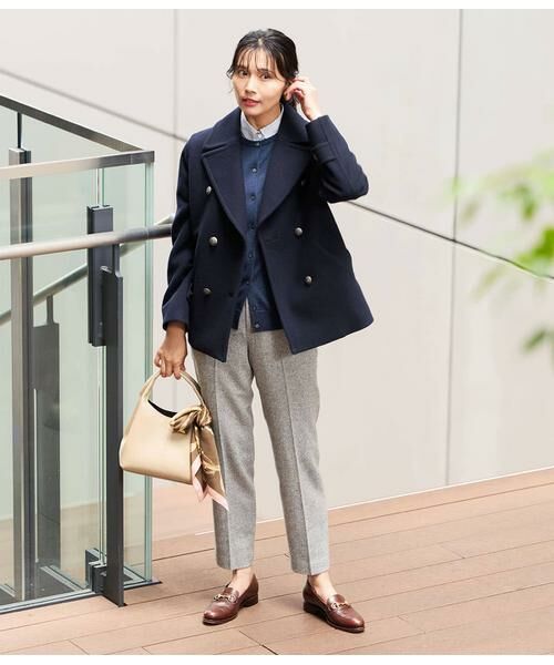 NEWYORKER / ニューヨーカー チノ・ワークパンツ | ブロークンヘリンボーンツィード テーパードパンツ | 詳細14