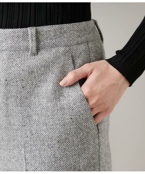 NEWYORKER / ニューヨーカー チノ・ワークパンツ | ブロークンヘリンボーンツィード テーパードパンツ | 詳細4