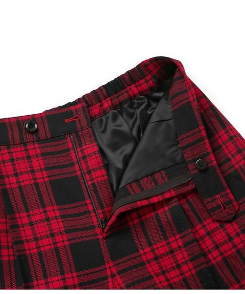 NEWYORKER / ニューヨーカー チノ・ワークパンツ | ウールタータン ワンタックテーパードパンツ | 詳細6