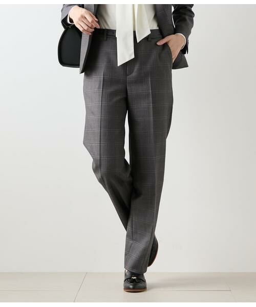 NEWYORKER / ニューヨーカー スラックス・ドレスパンツ | ウールウインドウペイン ストレートパンツ | 詳細6