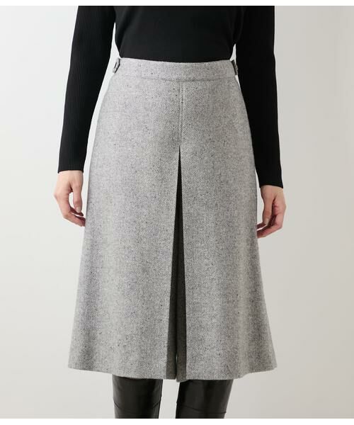 NEWYORKER / ニューヨーカー その他パンツ | ブロークンヘリンボーンツィード キュロットパンツ | 詳細1