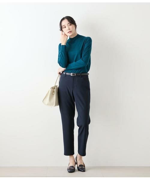 NEWYORKER / ニューヨーカー チノ・ワークパンツ | 裏起毛 あったかテーパードパンツ | 詳細10