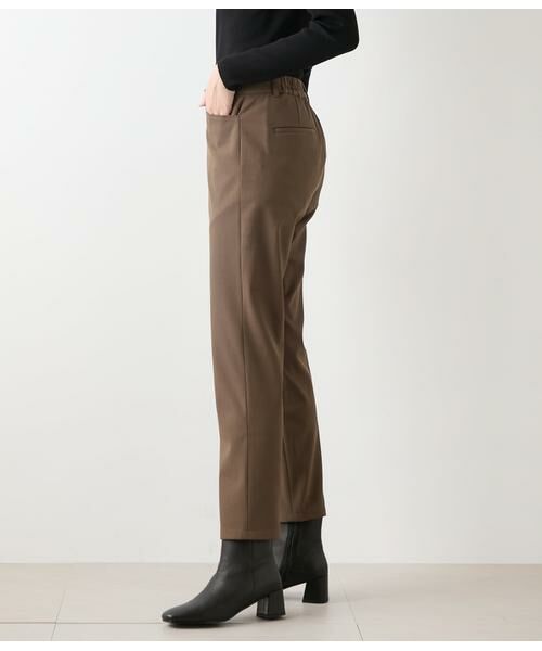 NEWYORKER / ニューヨーカー チノ・ワークパンツ | 裏起毛 あったかテーパードパンツ | 詳細2