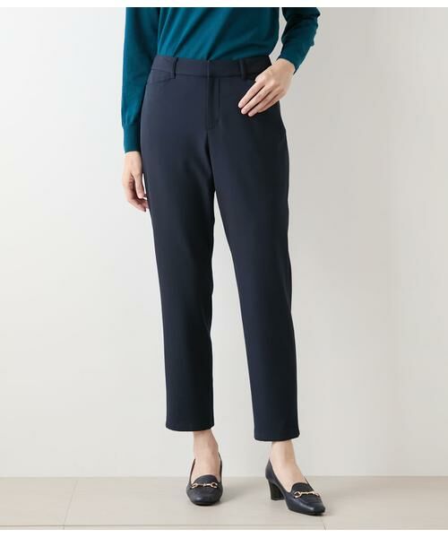 NEWYORKER / ニューヨーカー チノ・ワークパンツ | 裏起毛 あったかテーパードパンツ | 詳細9