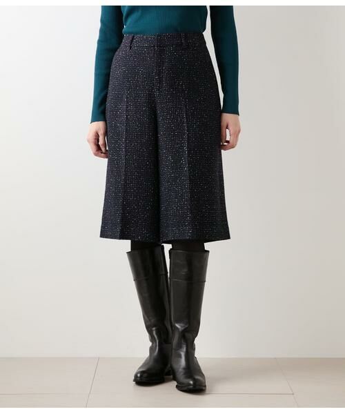 NEWYORKER / ニューヨーカー その他パンツ | ネオンカラーミックスツィード ハーフパンツ | 詳細1