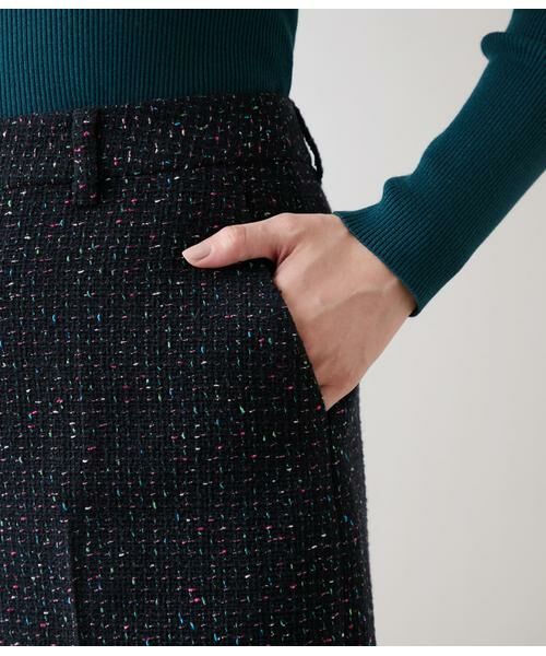 NEWYORKER / ニューヨーカー その他パンツ | ネオンカラーミックスツィード ハーフパンツ | 詳細4