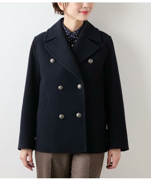 NEWYORKER / ニューヨーカー ピーコート | ラムウールモッサ ピーコート | 詳細10