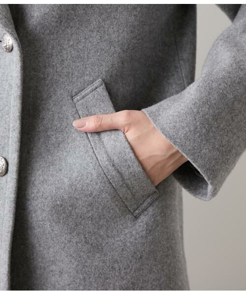 NEWYORKER / ニューヨーカー ピーコート | ラムウールモッサ ピーコート | 詳細3
