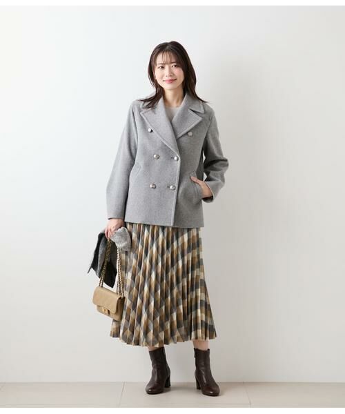 NEWYORKER / ニューヨーカー ピーコート | ラムウールモッサ ピーコート | 詳細7