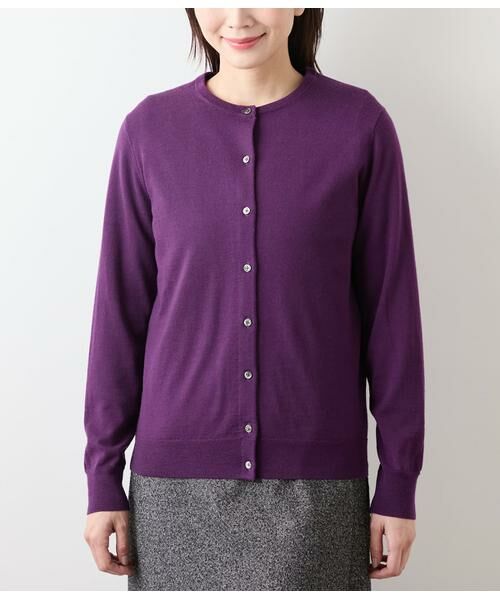 NEWYORKER / ニューヨーカー カーディガン・ボレロ | キャッシュウール クルーネックカーディガン | 詳細20