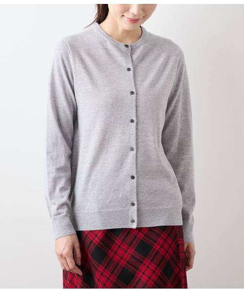 NEWYORKER / ニューヨーカー カーディガン・ボレロ | キャッシュウール クルーネックカーディガン | 詳細6