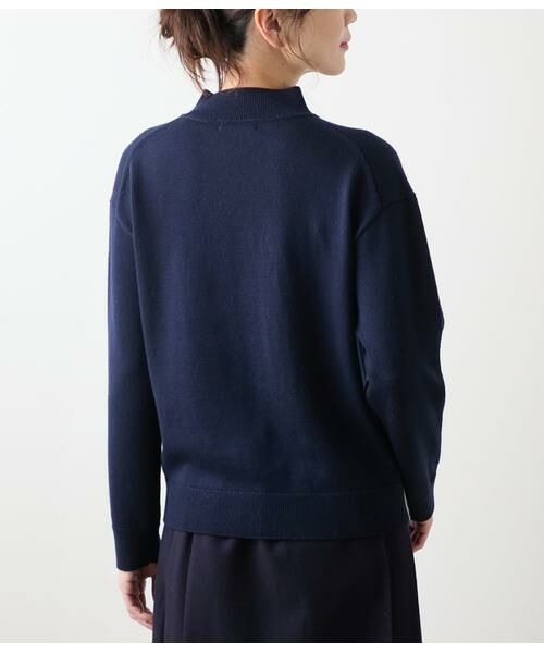 NEWYORKER / ニューヨーカー ニット・セーター | エクストラファインメリノウール モダンアーガイルハイネックプルオーバー | 詳細2