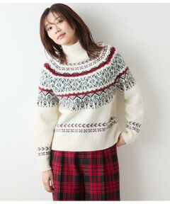 NEWYORKER / ニューヨーカー ニット・セーター | フェアアイル ハイネックニットプルオーバー