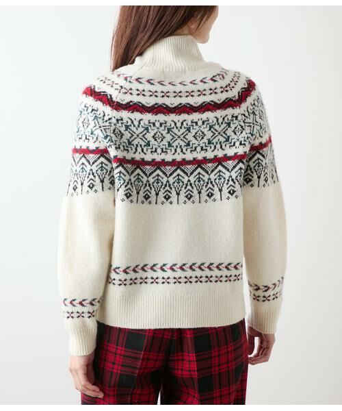NEWYORKER / ニューヨーカー ニット・セーター | フェアアイル ハイネックニットプルオーバー | 詳細2