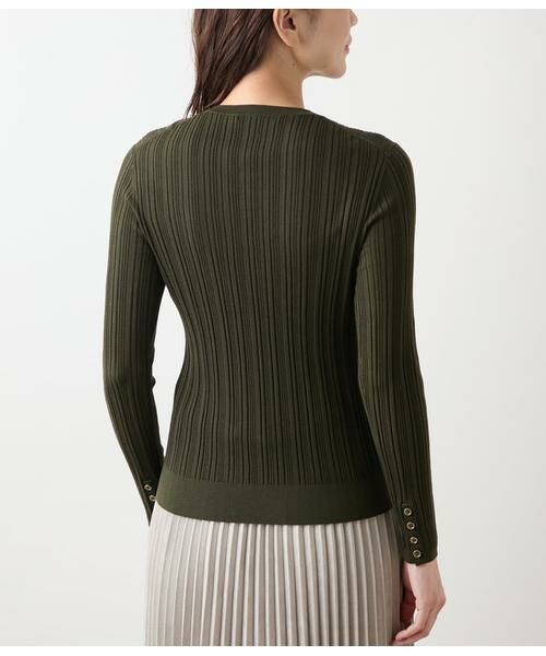 NEWYORKER / ニューヨーカー ニット・セーター | ウォッシャブルウール ランダムリブプルオーバー | 詳細2