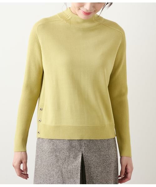 NEWYORKER / ニューヨーカー ニット・セーター | ウォッシャブルウール ボトルネックプルオーバー | 詳細20