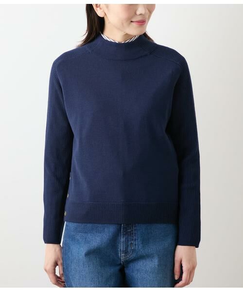 NEWYORKER / ニューヨーカー ニット・セーター | ウォッシャブルウール ボトルネックプルオーバー | 詳細23