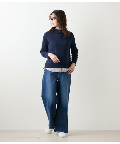 NEWYORKER / ニューヨーカー ニット・セーター | ウォッシャブルウール ボトルネックプルオーバー | 詳細24