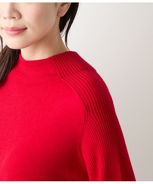 NEWYORKER / ニューヨーカー ニット・セーター | ウォッシャブルウール ボトルネックプルオーバー | 詳細3