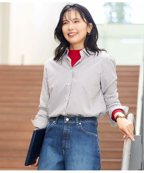 NEWYORKER / ニューヨーカー ニット・セーター | ウォッシャブルウール ボトルネックプルオーバー | 詳細8