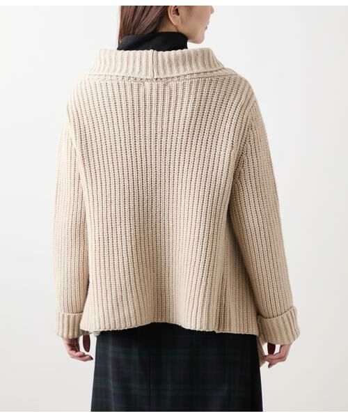 NEWYORKER / ニューヨーカー ニット・セーター | ウールナイロン ローゲージニットトッパー | 詳細2