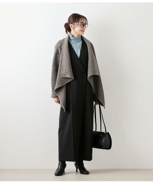 NEWYORKER / ニューヨーカー ニット・セーター | ウールナイロン ローゲージニットトッパー | 詳細7