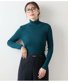 NEWYORKER / ニューヨーカー ニット・セーター | レーヨンポリストレッチ リブタートルネックプルオーバー