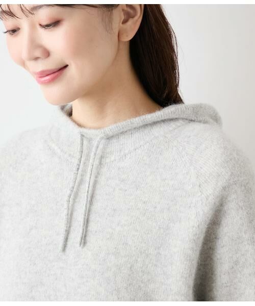 NEWYORKER / ニューヨーカー ニット・セーター | ウールアンゴラ ホールガーメントパーカ | 詳細3