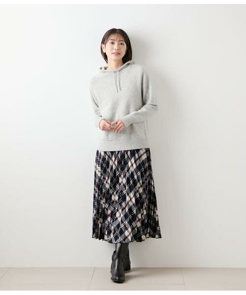 NEWYORKER / ニューヨーカー ニット・セーター | ウールアンゴラ ホールガーメントパーカ | 詳細5