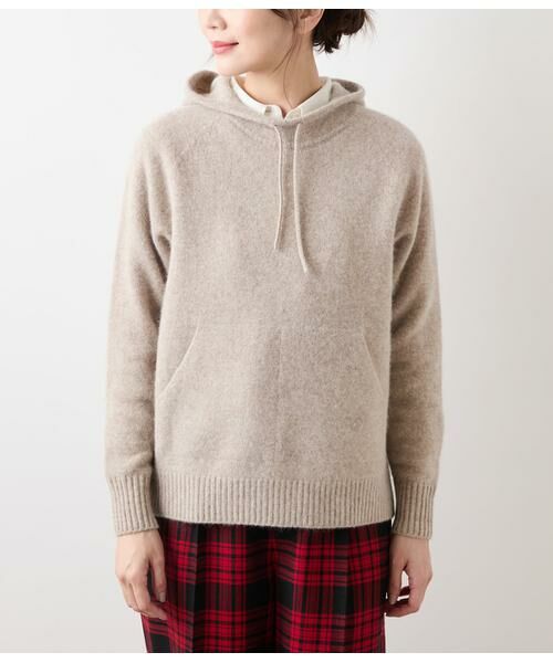 NEWYORKER / ニューヨーカー ニット・セーター | ウールアンゴラ ホールガーメントパーカ | 詳細8