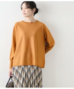 NEWYORKER / ニューヨーカー ニット・セーター | ハイツイストシルクレーヨン天竺 フレアニットプルオーバー