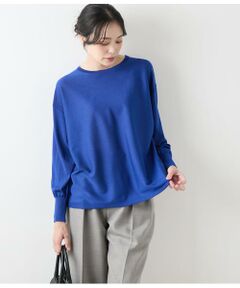 NEWYORKER / ニューヨーカー ニット・セーター | ハイツイストシルクレーヨン天竺 フレアニットプルオーバー