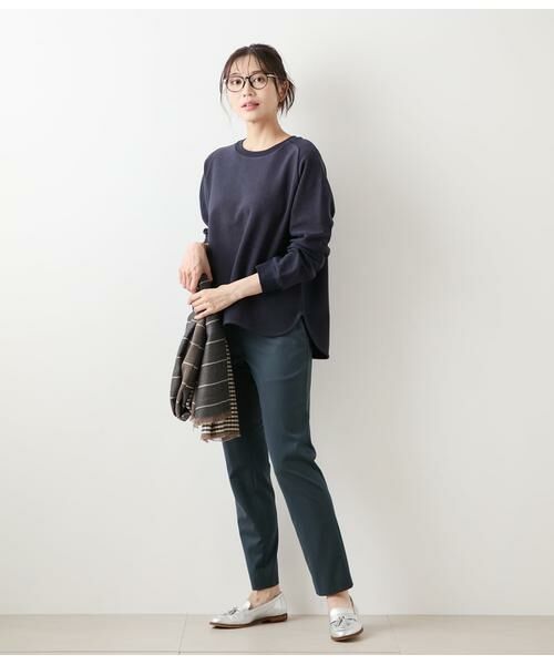 NEWYORKER / ニューヨーカー カットソー | オーガニックコットンパイル クルーネックプルオーバー | 詳細9