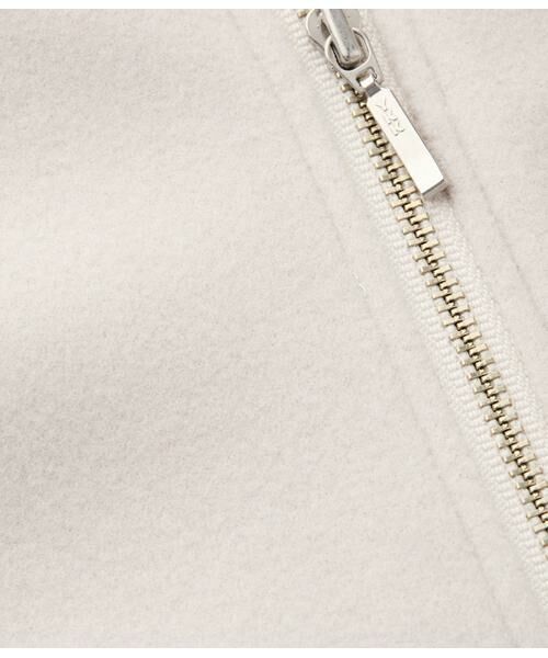 NEWYORKER / ニューヨーカー レザーブルゾン・ジャケット | ジャージーメルトン ノーカラーブルゾン | 詳細6