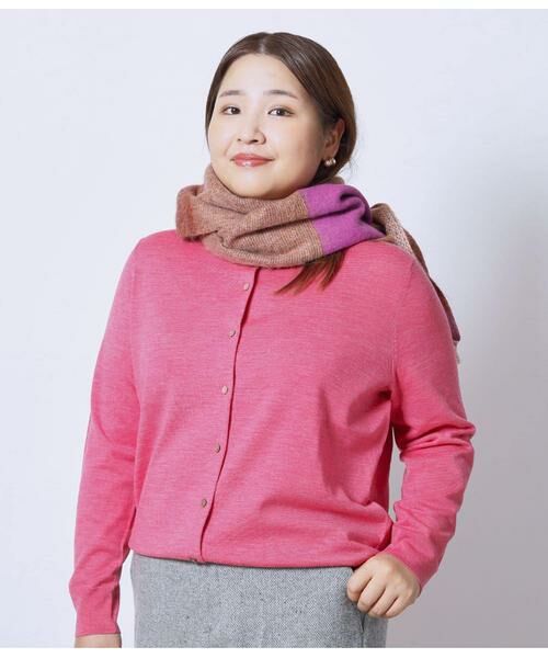 NEWYORKER / ニューヨーカー マフラー・ショール・スヌード・ストール | P.CORNILLON(ピー・コルニヨン) 配色マフラー | 詳細3