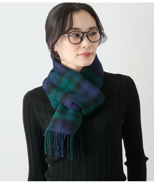 NEWYORKER / ニューヨーカー マフラー・ショール・スヌード・ストール | John Scott(ジョン スコット) ブラックウォッチマフラー | 詳細3