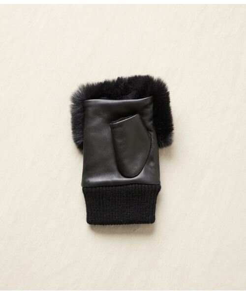 NEWYORKER / ニューヨーカー 手袋 | ラムレザー ファーミトン | 詳細2