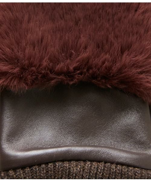 NEWYORKER / ニューヨーカー 手袋 | ラムレザー ファーミトン | 詳細7