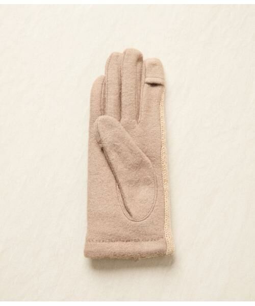 NEWYORKER / ニューヨーカー 手袋 | バックル付きニットグローブ | 詳細2