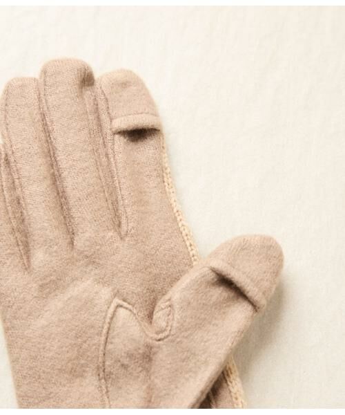 NEWYORKER / ニューヨーカー 手袋 | バックル付きニットグローブ | 詳細3